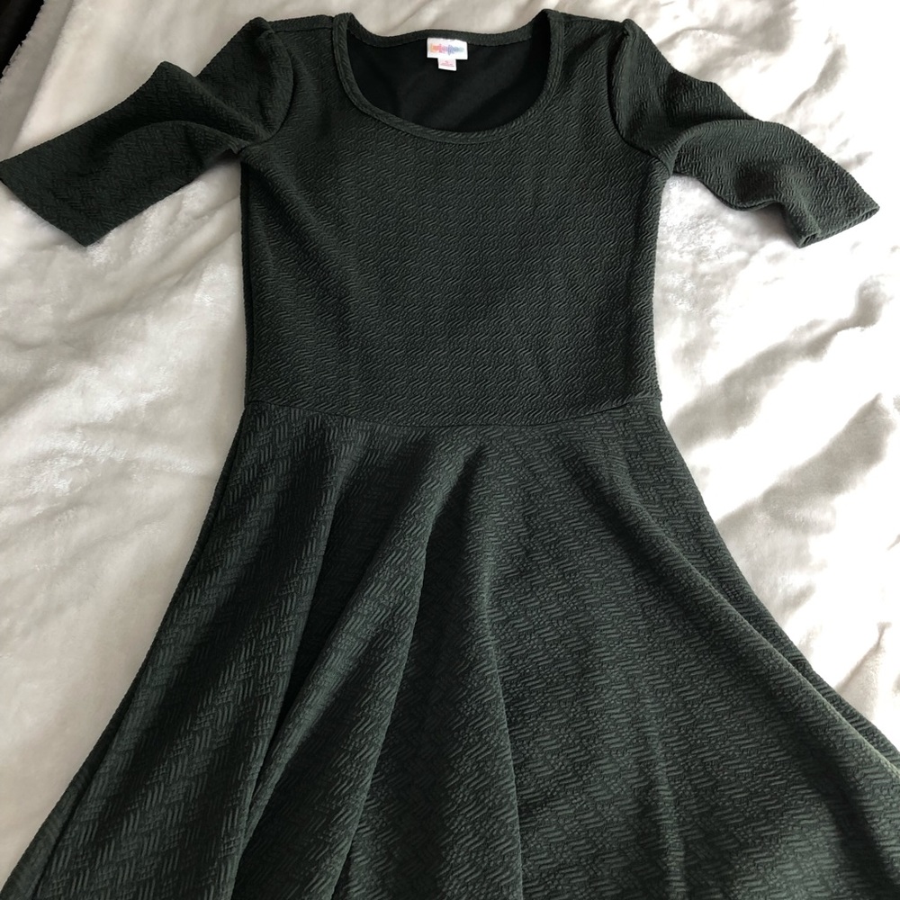 Olive green dress